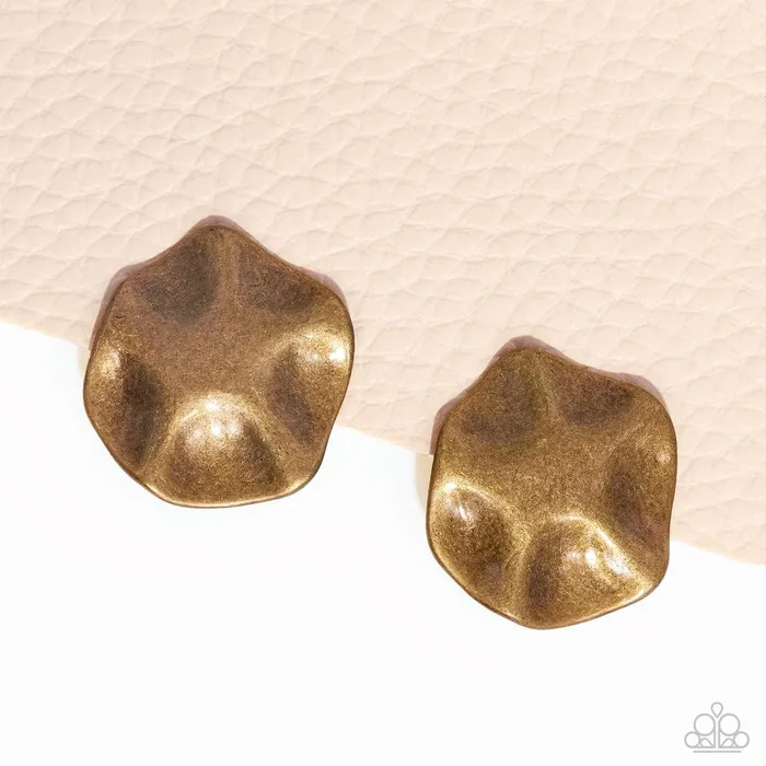 Earrings Paparazzi Jewelry Paparazzi Earring Destination Unknown Brass Earrings Paparazzi Jewelry Paparazzi Earring Destination Unknown Brass