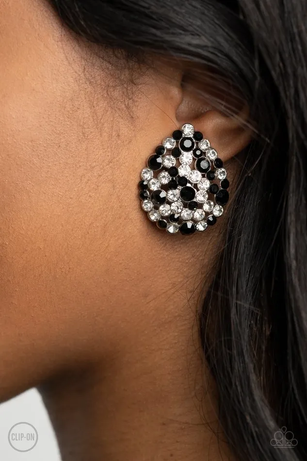 Earrings Paparazzi Jewelry Paparazzi Earring Elite League Black