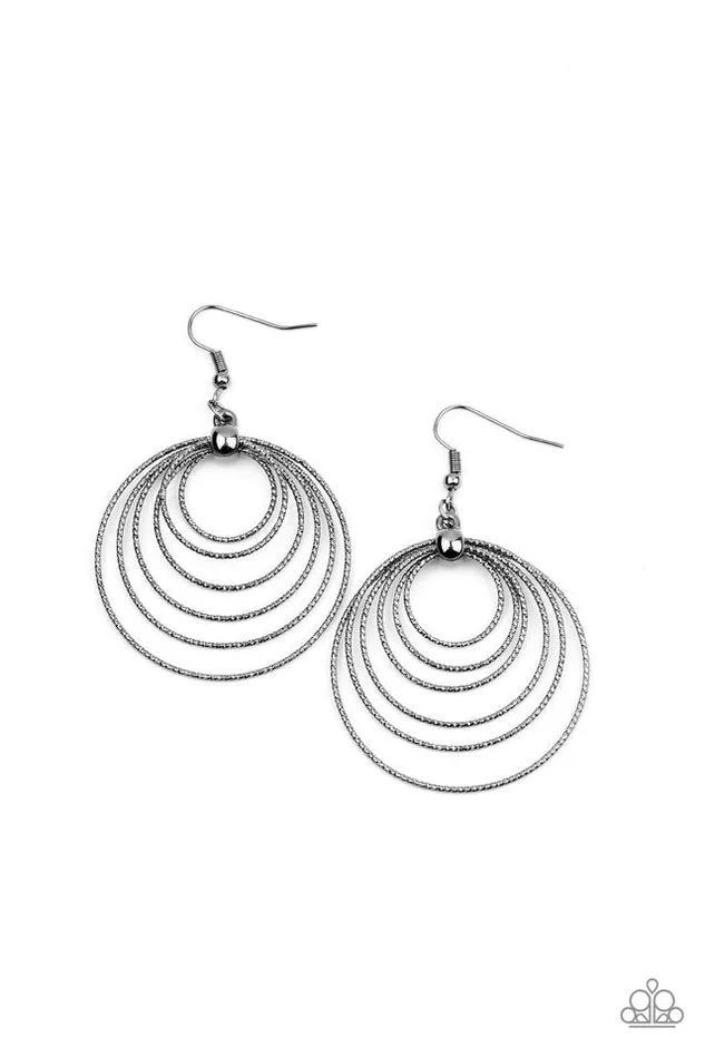 Earrings Paparazzi Jewelry Paparazzi Earring Elliptical Elegance Black Earrings Paparazzi Jewelry Paparazzi Earring Elliptical Elegance Black