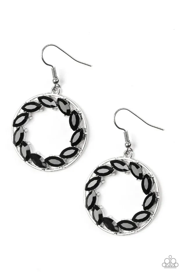 Earrings Paparazzi Jewelry Paparazzi Earring Global Glow Black Earrings Paparazzi Jewelry Paparazzi Earring Global Glow Black