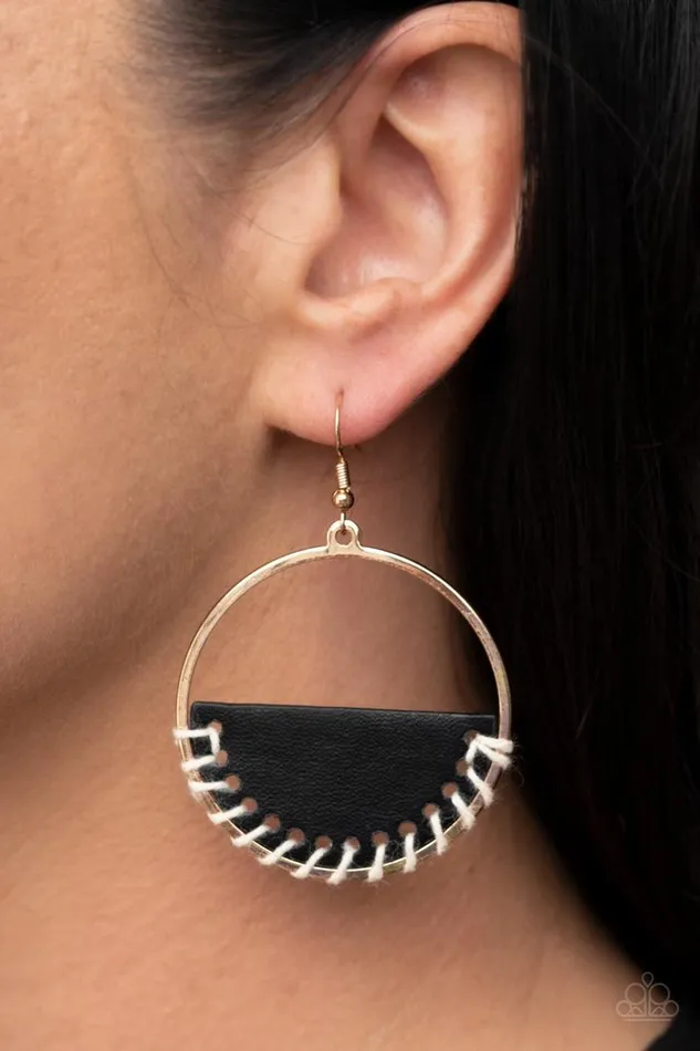 Earrings Paparazzi Jewelry Paparazzi Earring Lavishly Laid Back Black
