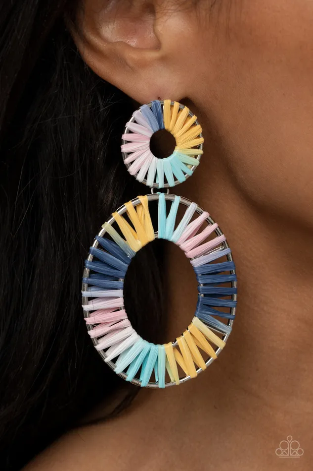 Earrings Paparazzi Jewelry Paparazzi Earring March LOP Foxy Flamenco Multi