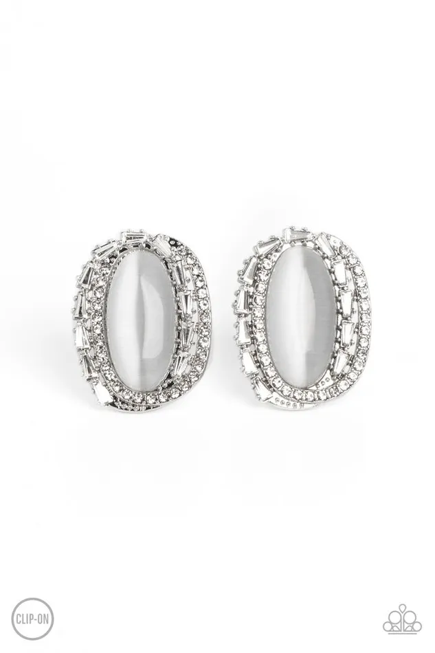 Earrings Paparazzi Jewelry Paparazzi Earring Shimmery Statement White Earrings Paparazzi Jewelry Paparazzi Earring Shimmery Statement White