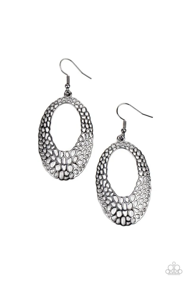 Earrings Paparazzi Jewelry Paparazzi Earring The HOLE Nine Yards Black