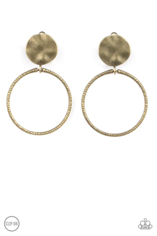 Earrings Paparazzi Jewelry Paparazzi Earring Undeniably Urban Brass Earrings Paparazzi Jewelry Paparazzi Earring Undeniably Urban Brass
