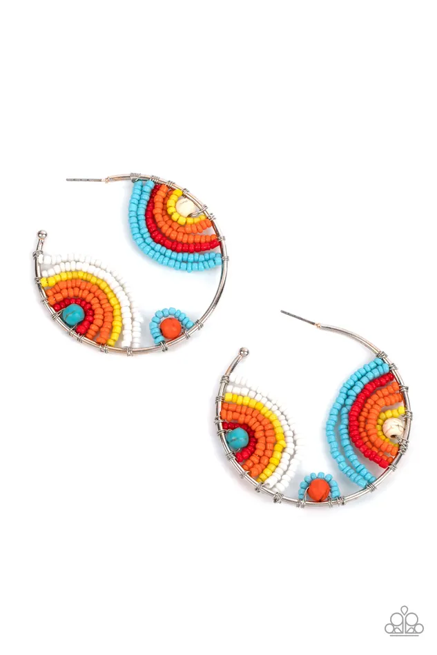 Earrings Paparazzi Jewelry Paparazzi Earrings Rainbow Horizons Multi