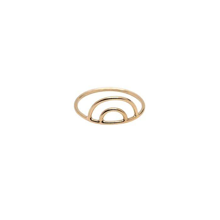 Gold Filled Rainbow Ring TheRoseGypsy Rings
