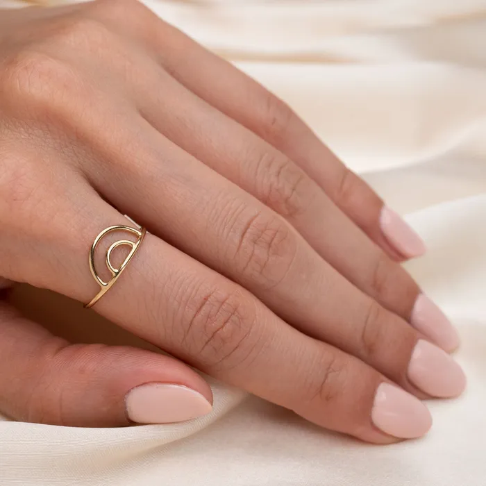 Gold Filled Rainbow Ring TheRoseGypsy Rings