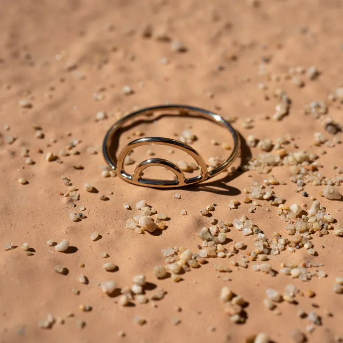Gold Filled Rainbow Ring TheRoseGypsy Rings