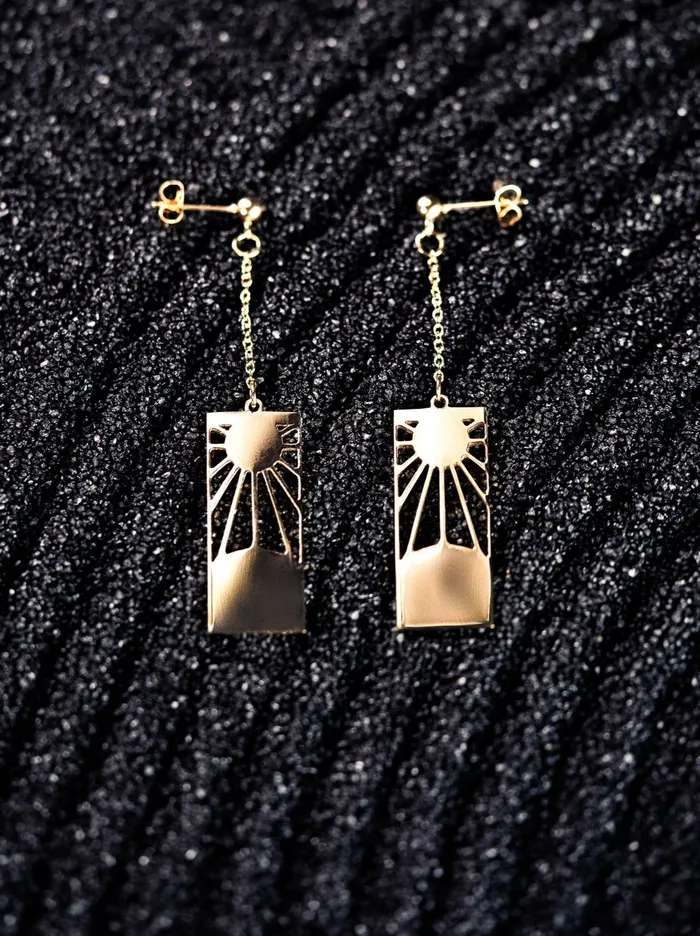 HANAFUDA EARRINGS Kiyo Studios Earrings