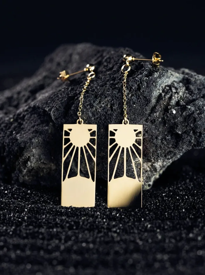 HANAFUDA EARRINGS Kiyo Studios Earrings