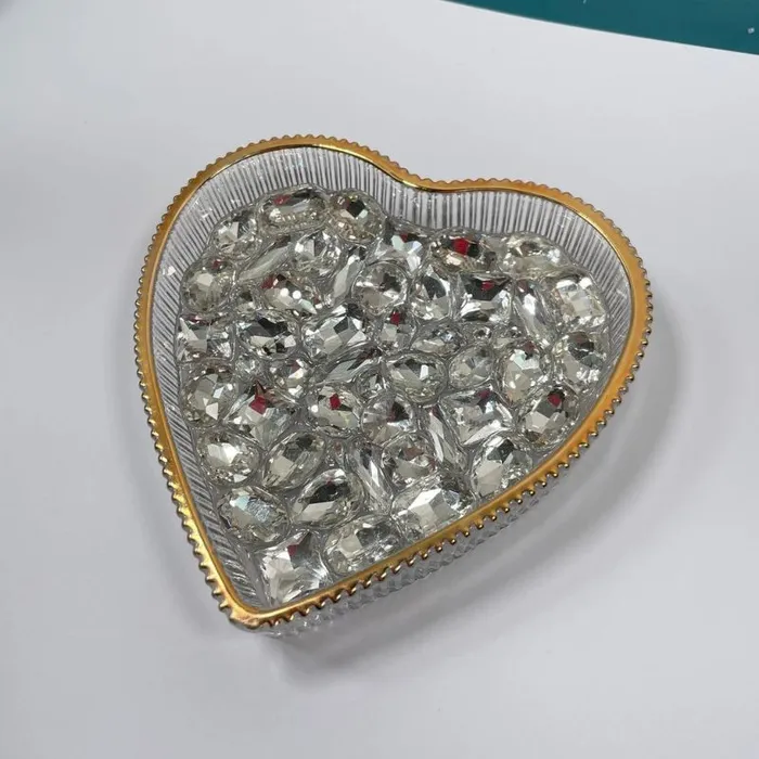 Handmade Heart Diamond Storage Resin Mold IntoResin Necklaces