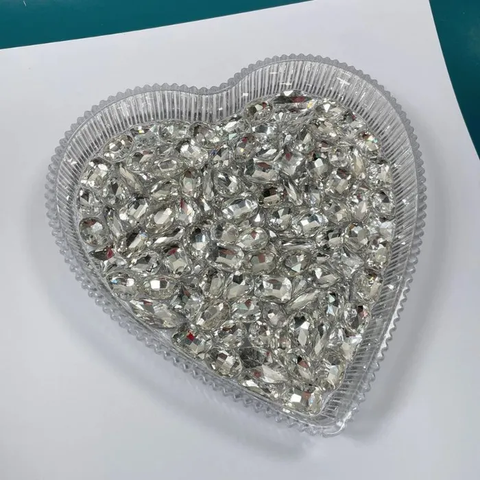 Handmade Heart Diamond Storage Resin Mold IntoResin Necklaces