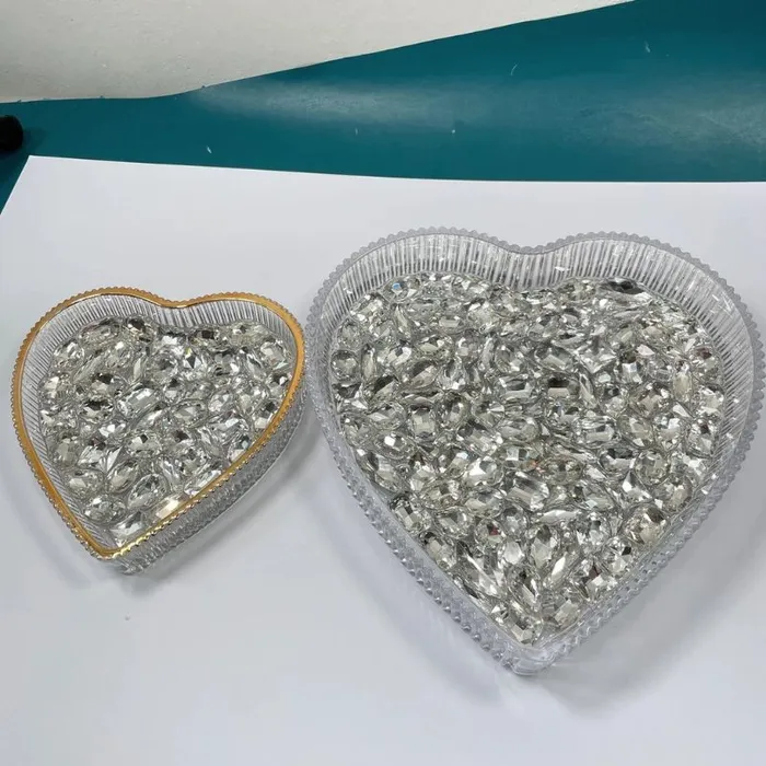 Handmade Heart Diamond Storage Resin Mold IntoResin Necklaces