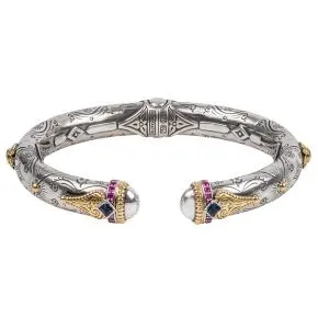 Konstantino Delos Sterling and 18K Gold Cuff Bracelet Konstantino Bracelets Konstantino Delos Sterling and 18K Gold Cuff Bracelet Konstantino Bracelets