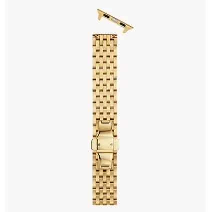 Michele Bracelets Michele GoldTone Steel Bracelet Band for Apple Watch Bracelet Only Michele Bracelets Michele GoldTone Steel Bracelet Band for Apple Watch Bracelet Only