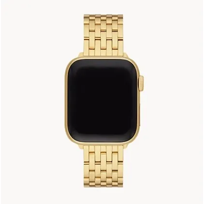 Michele Bracelets Michele GoldTone Steel Bracelet Band for Apple Watch Bracelet Only Michele Bracelets Michele GoldTone Steel Bracelet Band for Apple Watch Bracelet Only