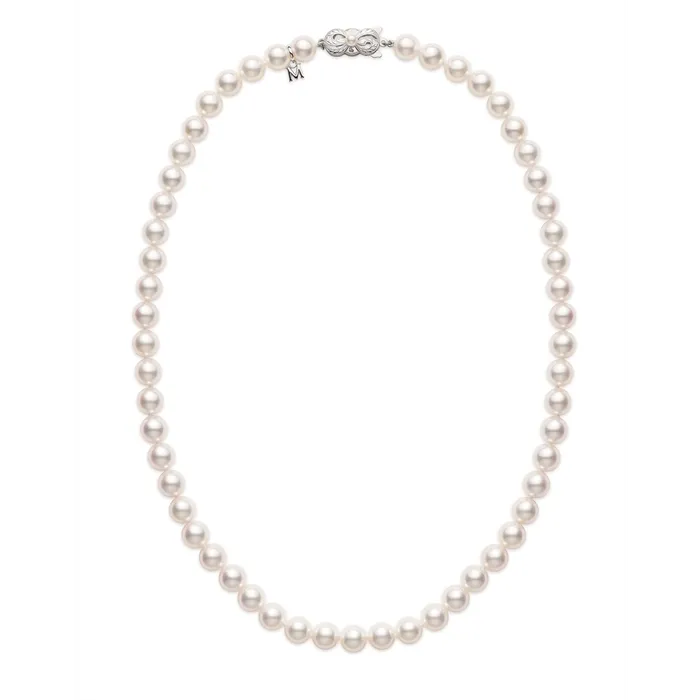 Necklaces Mikimoto Mikimoto 18K White Gold Pearl Strand Necklace