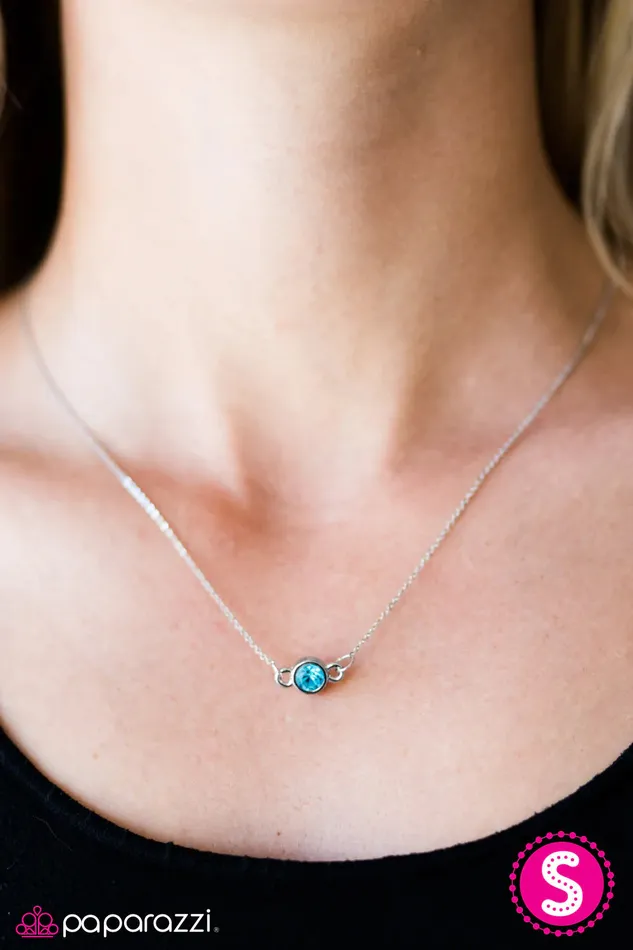 Necklaces Paparazzi Jewelry Paparazzi Necklace Beyond The Stars Blue