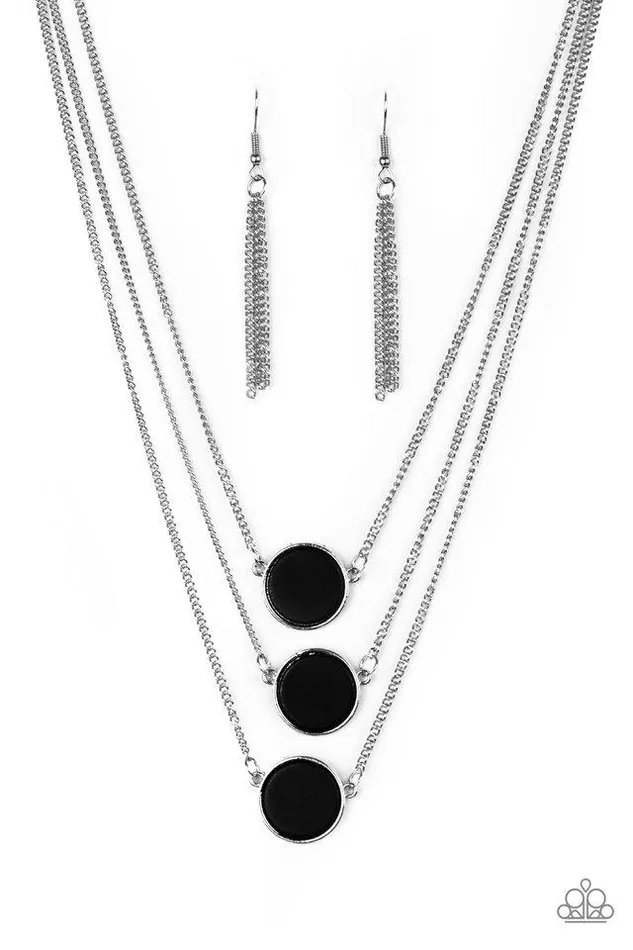 Necklaces Paparazzi Jewelry Paparazzi Necklace CEO of Chic Black