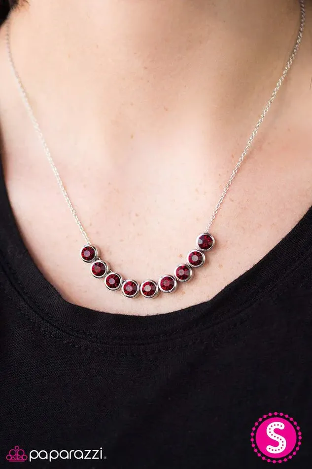 Necklaces Paparazzi Jewelry Paparazzi Necklace City Skyline Red
