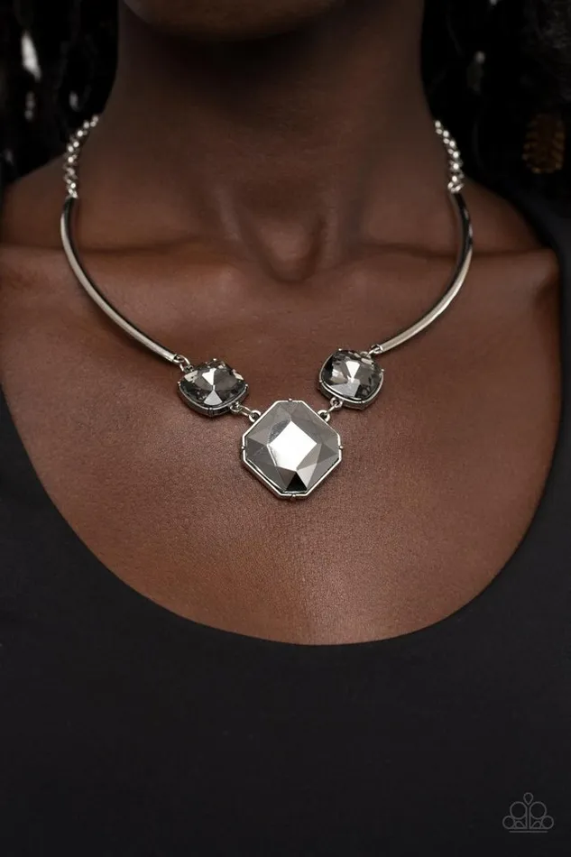 Necklaces Paparazzi Jewelry Paparazzi Necklace Divine IRIDESCENCE Silver