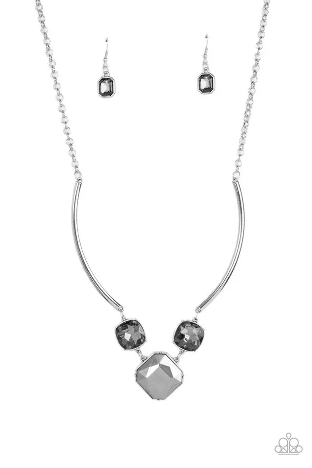 Necklaces Paparazzi Jewelry Paparazzi Necklace Divine IRIDESCENCE Silver Necklaces Paparazzi Jewelry Paparazzi Necklace Divine IRIDESCENCE Silver