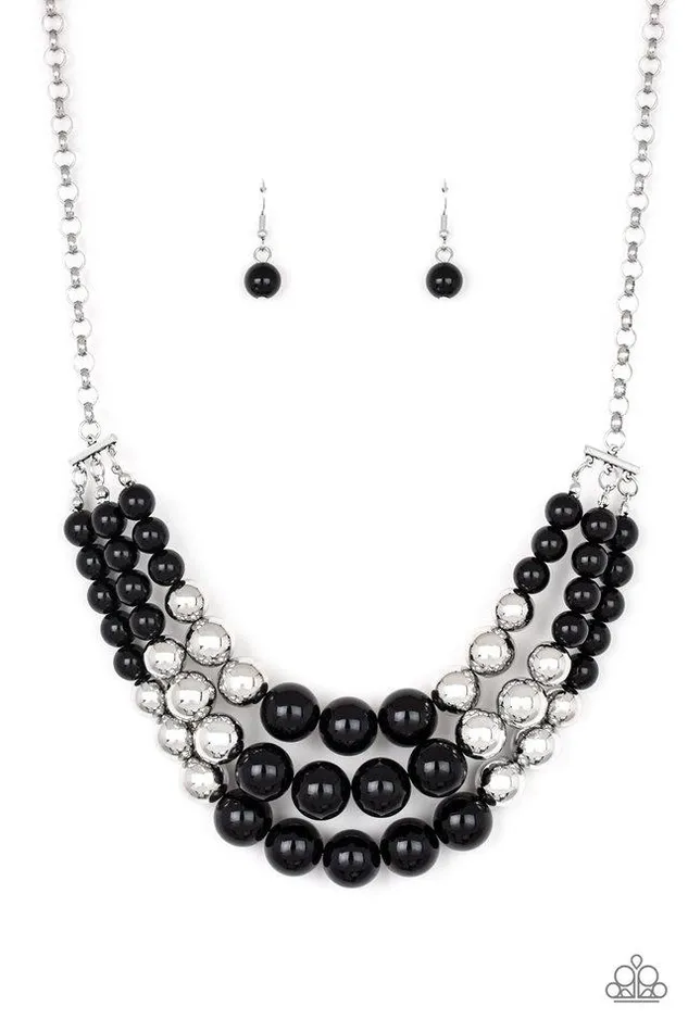 Necklaces Paparazzi Jewelry Paparazzi Necklace Dream Pop Black