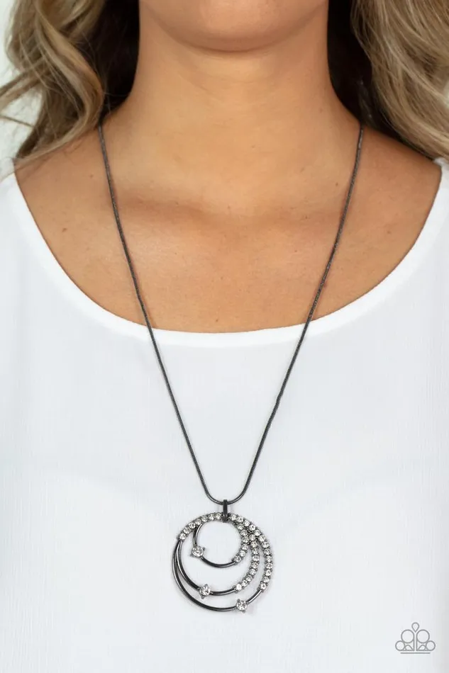 Necklaces Paparazzi Jewelry Paparazzi Necklace Ecliptic Elegance Black