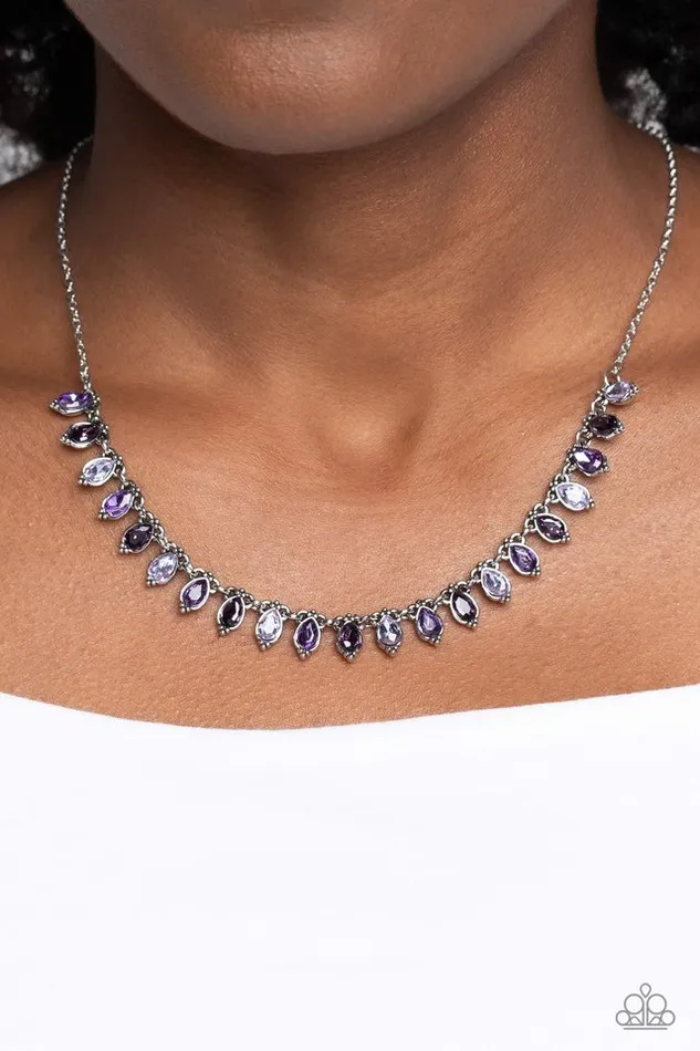 Necklaces Paparazzi Jewelry Paparazzi Necklace Fairy Light Fashion Purple
