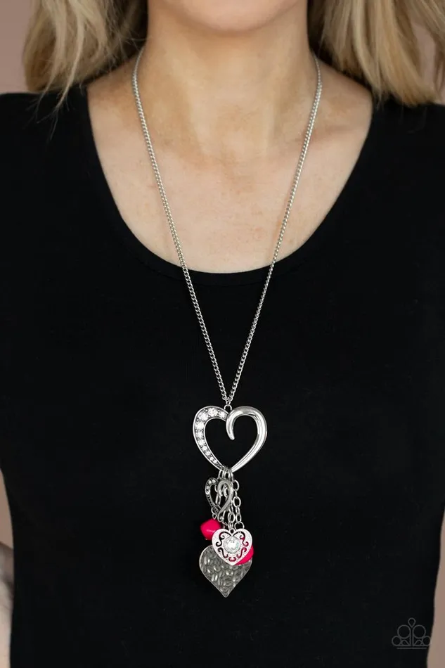 Necklaces Paparazzi Jewelry Paparazzi Necklace Flirty Fashionista Pink
