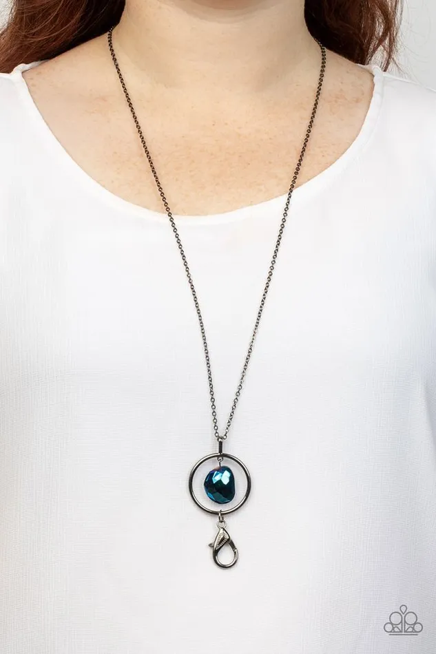 Necklaces Paparazzi Jewelry Paparazzi Necklace HandsDown Dazzling Blue