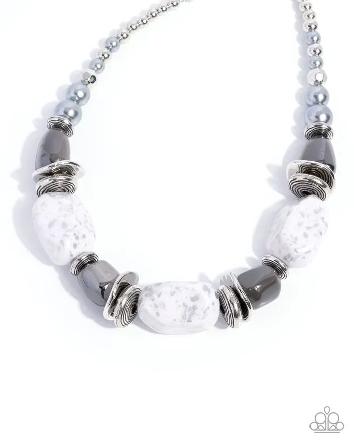 Necklaces Paparazzi Jewelry Paparazzi Necklace In Good Glazes Silver Necklaces Paparazzi Jewelry Paparazzi Necklace In Good Glazes Silver