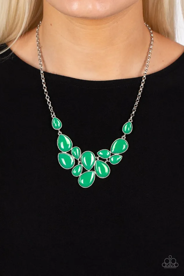 Necklaces Paparazzi Jewelry Paparazzi Necklace Keeps GLOWING and GLOWING Green