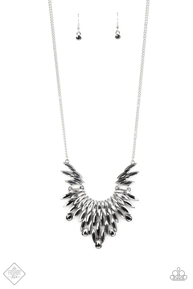 Necklaces Paparazzi Jewelry Paparazzi Necklace Leave it to LUXE Fashion Fix Oct2020 Silver Necklaces Paparazzi Jewelry Paparazzi Necklace Leave it to LUXE Fashion Fix Oct2020 Silver