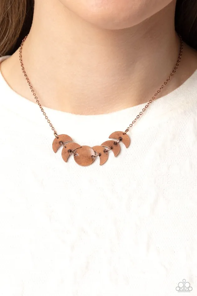 Necklaces Paparazzi Jewelry Paparazzi Necklace LUNAR Has It Copper