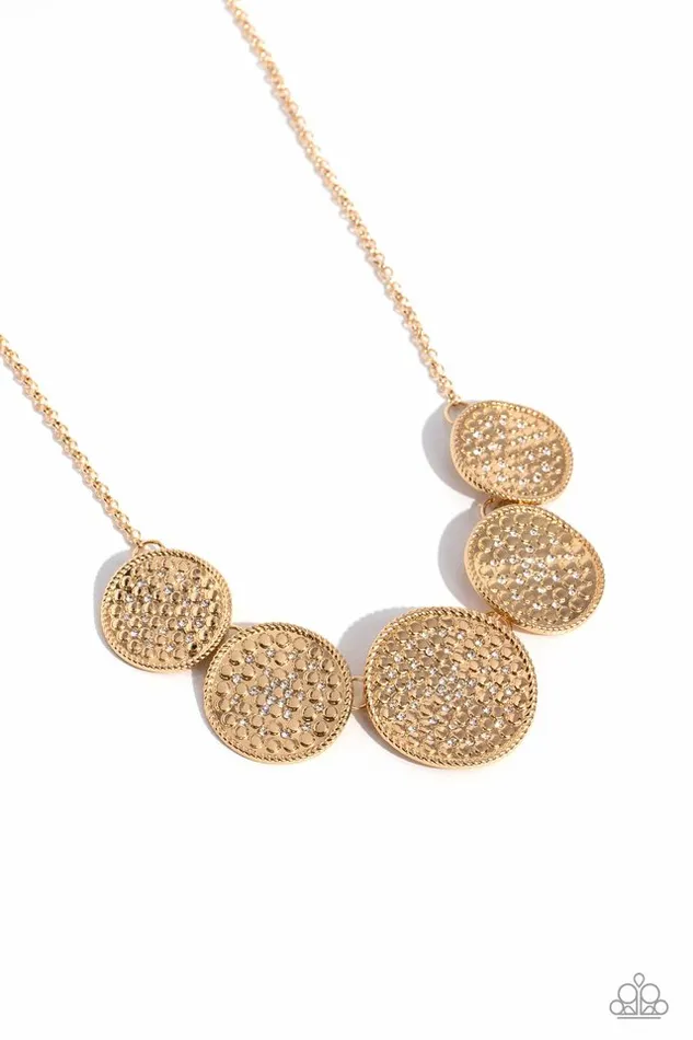 Necklaces Paparazzi Jewelry Paparazzi Necklace Medaled Mosaic Gold Necklaces Paparazzi Jewelry Paparazzi Necklace Medaled Mosaic Gold