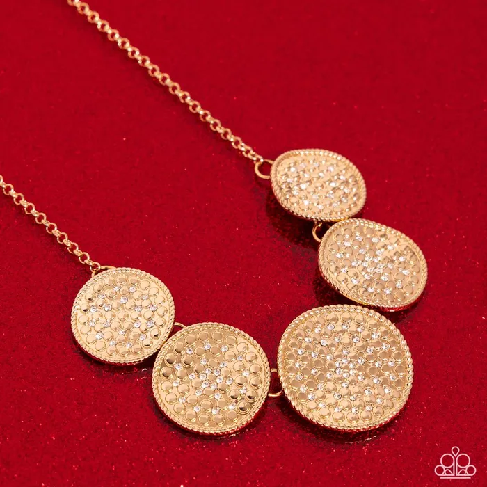 Necklaces Paparazzi Jewelry Paparazzi Necklace Medaled Mosaic Gold Necklaces Paparazzi Jewelry Paparazzi Necklace Medaled Mosaic Gold
