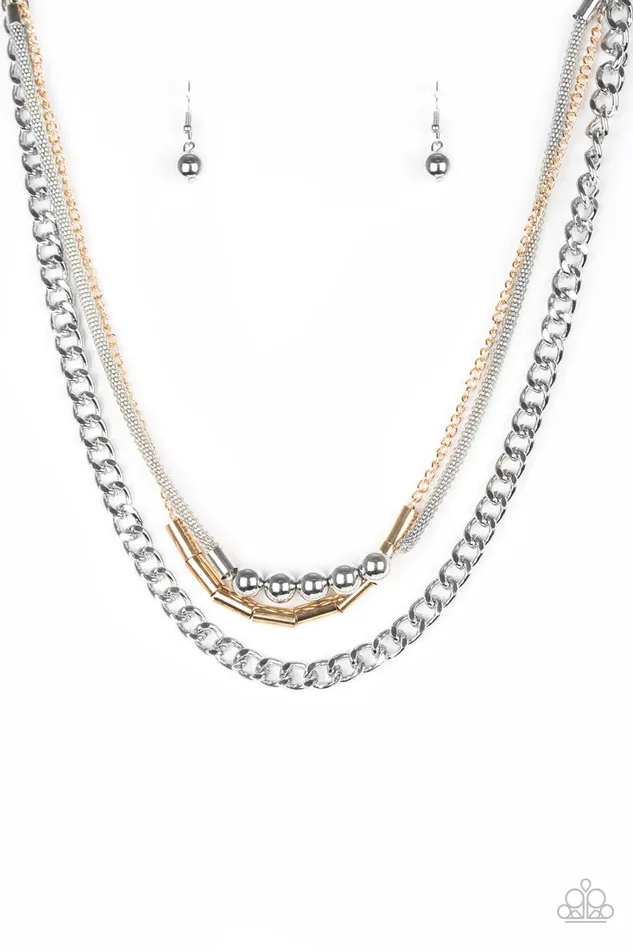 Necklaces Paparazzi Jewelry Paparazzi Necklace Metal Melee Silver