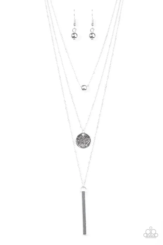 Necklaces Paparazzi Jewelry Paparazzi Necklace Metal Muse Silver