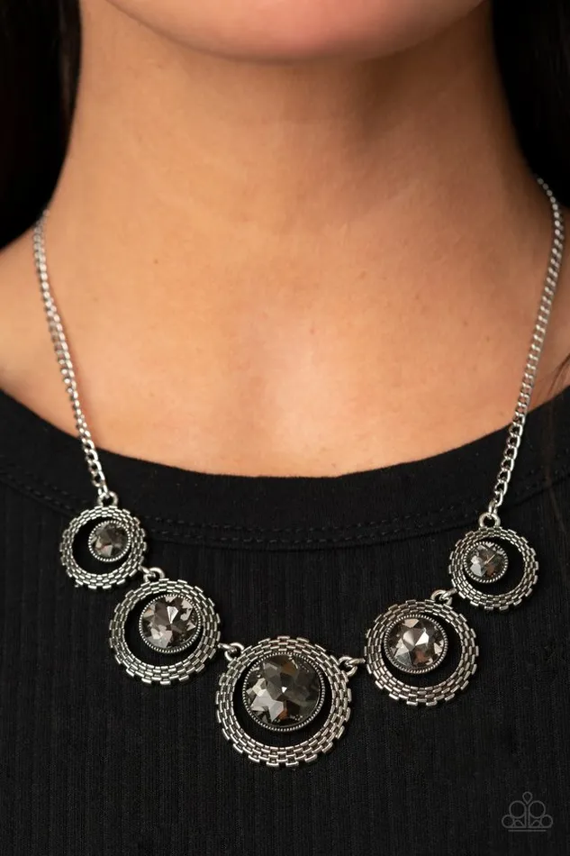 Necklaces Paparazzi Jewelry Paparazzi Necklace PIXEL Perfect Silver
