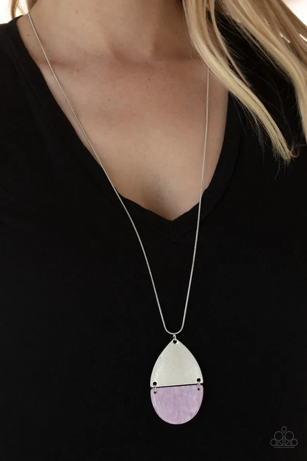 Necklaces Paparazzi Jewelry Paparazzi Necklace Rainbow Shores Purple