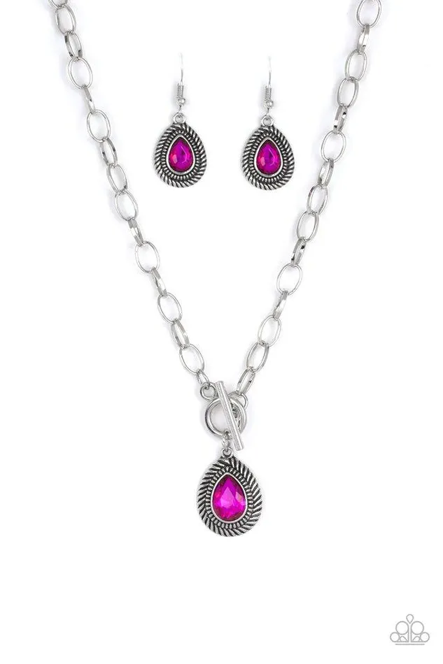 Necklaces Paparazzi Jewelry Paparazzi Necklace Sheen Queen Pink