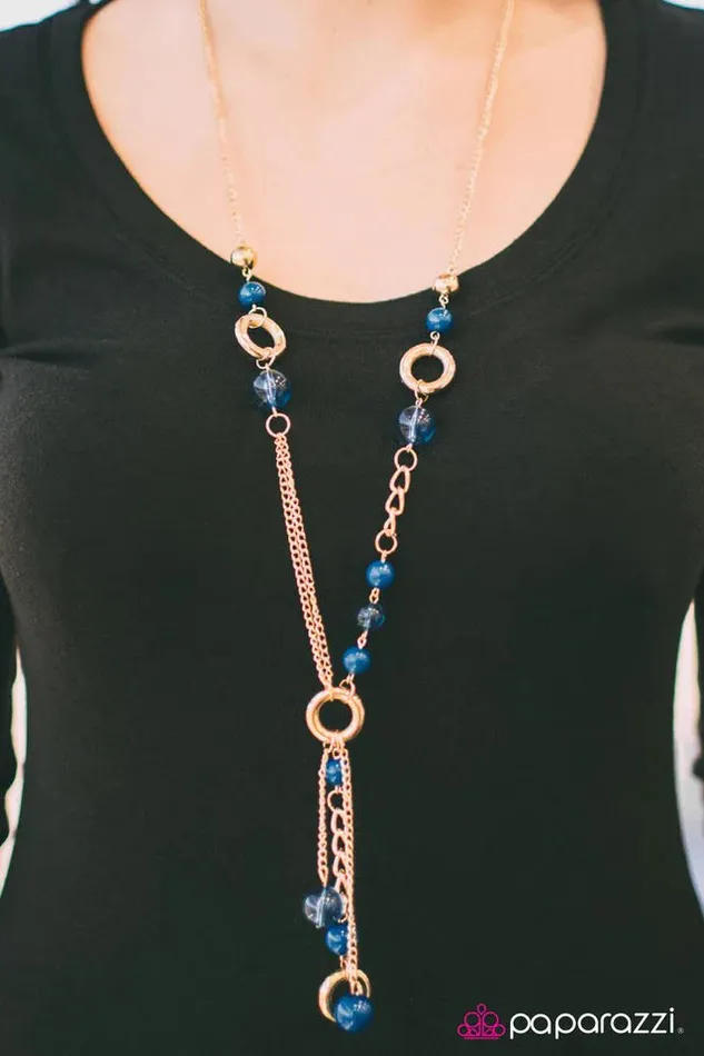 Necklaces Paparazzi Jewelry Paparazzi Necklace So Long Blue