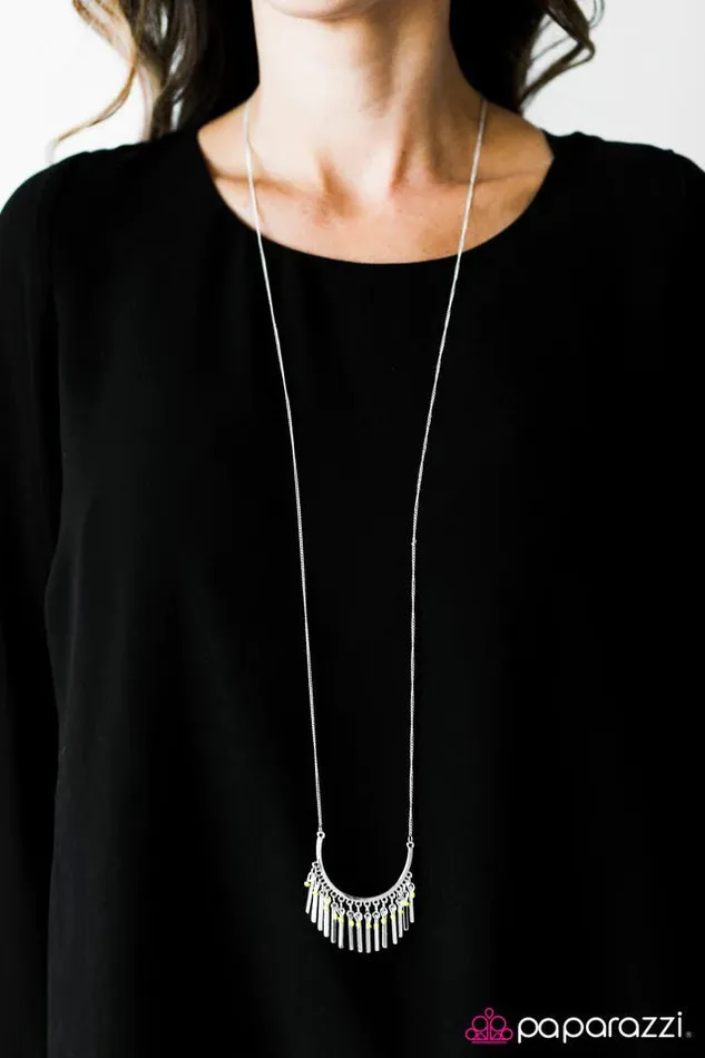 Necklaces Paparazzi Jewelry Paparazzi Necklace Sonoran Sunset Yellow