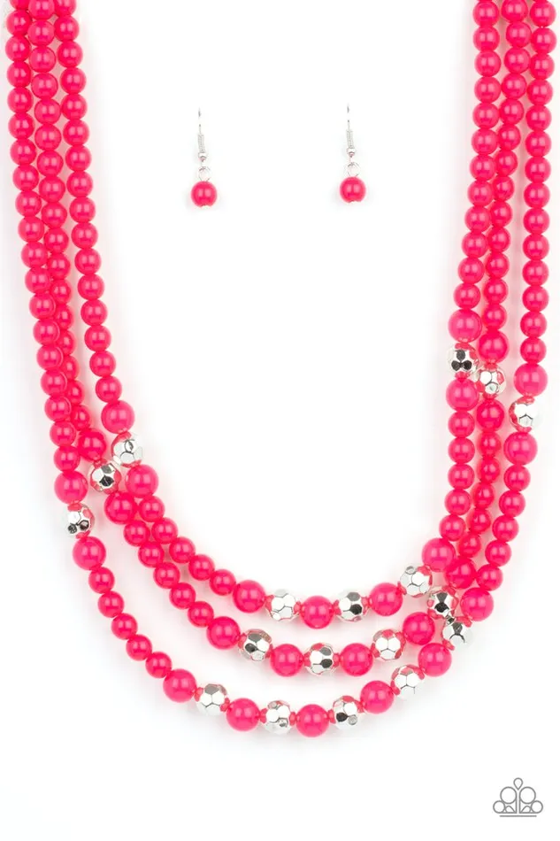 Necklaces Paparazzi Jewelry Paparazzi Necklace STAYCATION All I Ever Wanted Pink Necklaces Paparazzi Jewelry Paparazzi Necklace STAYCATION All I Ever Wanted Pink
