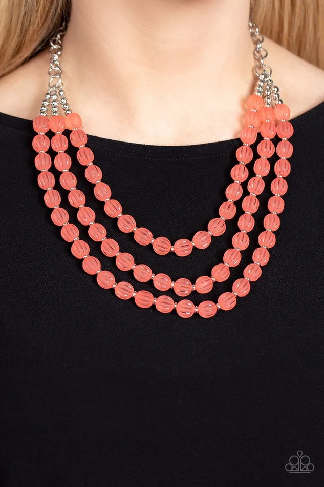 Necklaces Paparazzi Jewelry Paparazzi Necklace Summer Surprise Orange