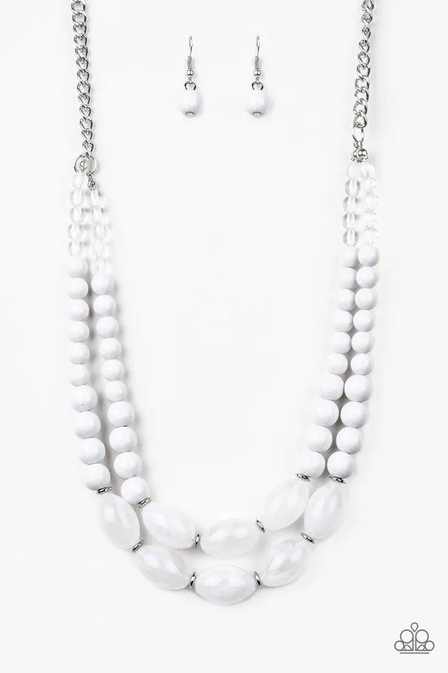 Necklaces Paparazzi Jewelry Paparazzi Necklace Sundae Shoppe White