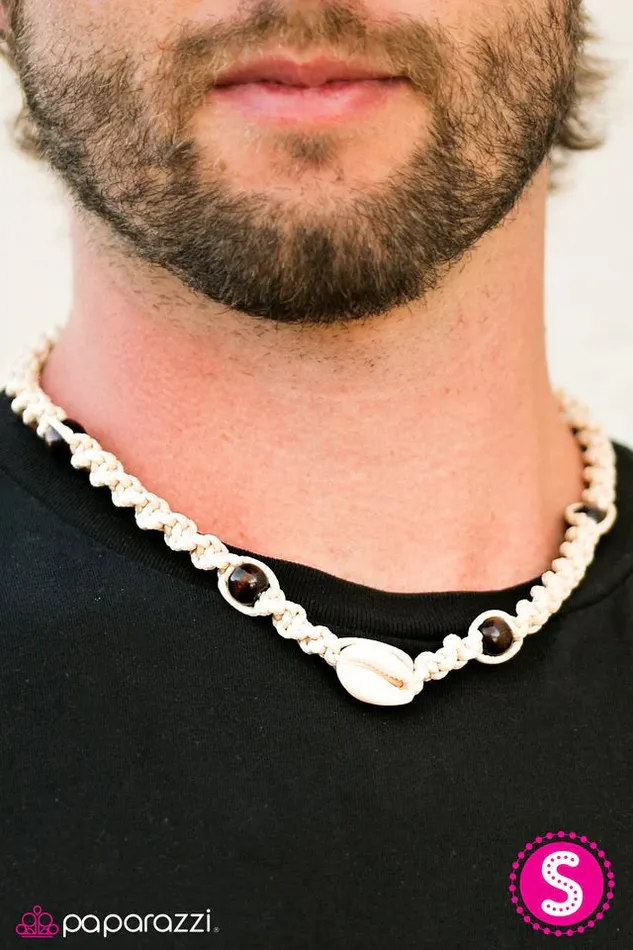 Necklaces Paparazzi Jewelry Paparazzi Necklace Surf Zone White