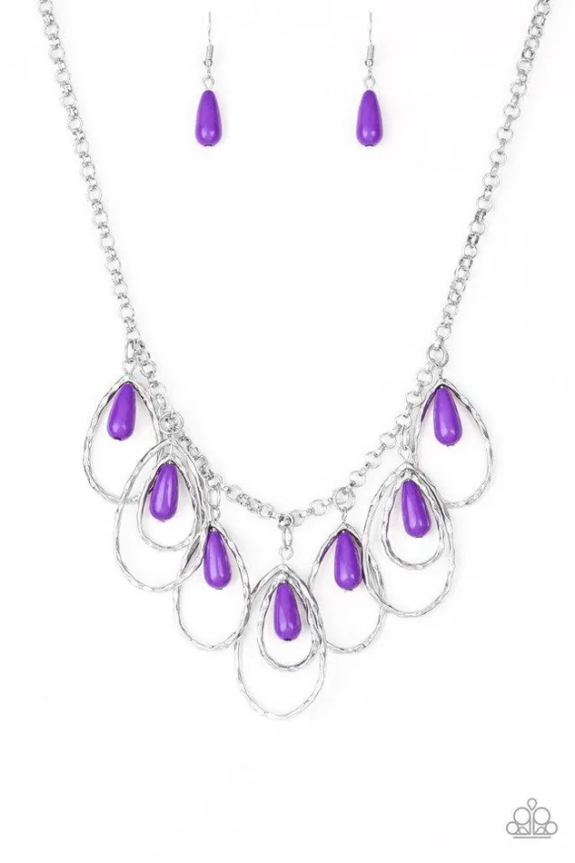 Necklaces Paparazzi Jewelry Paparazzi Necklace Tango Tempest Purple